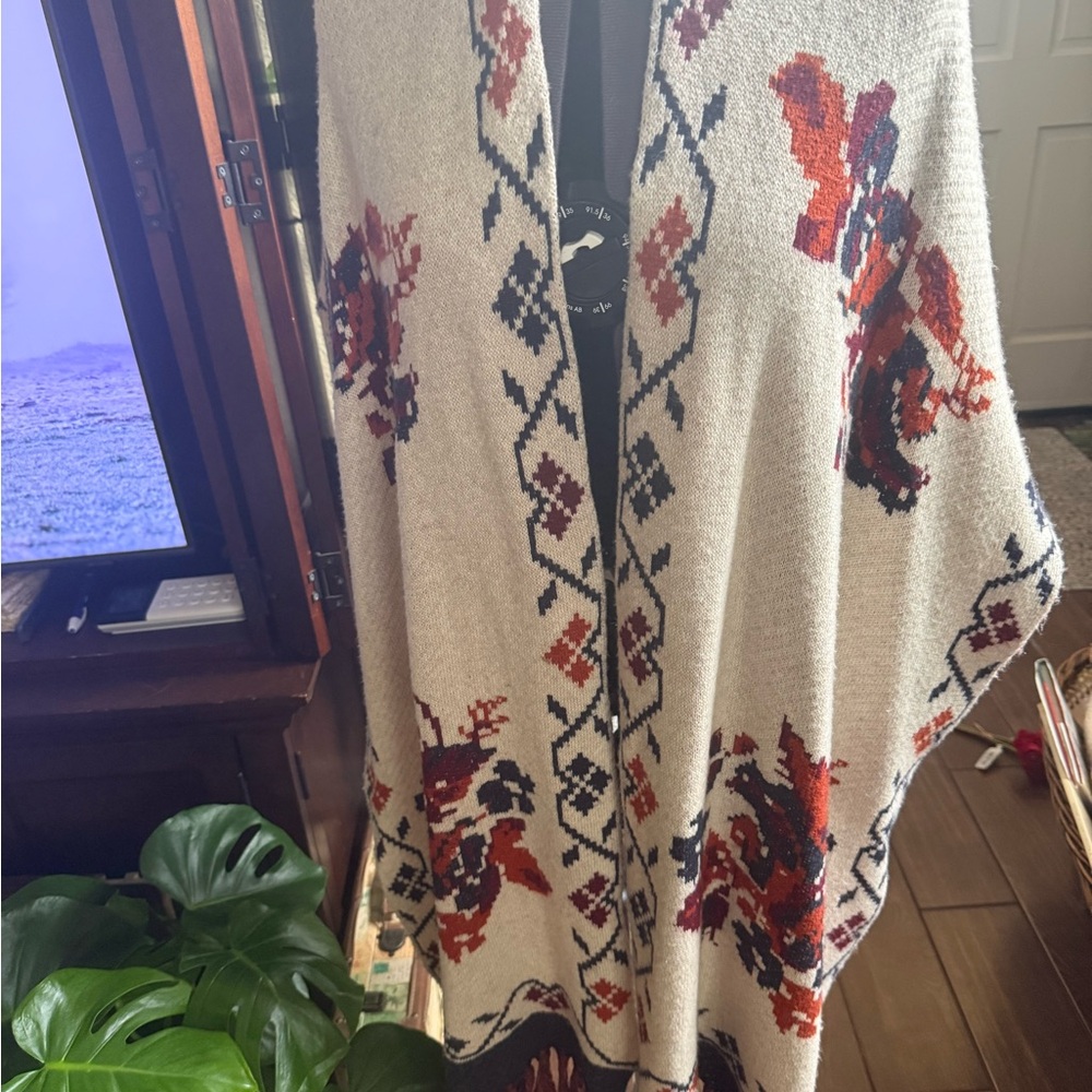 Lovestitch Multicolor Knit Poncho